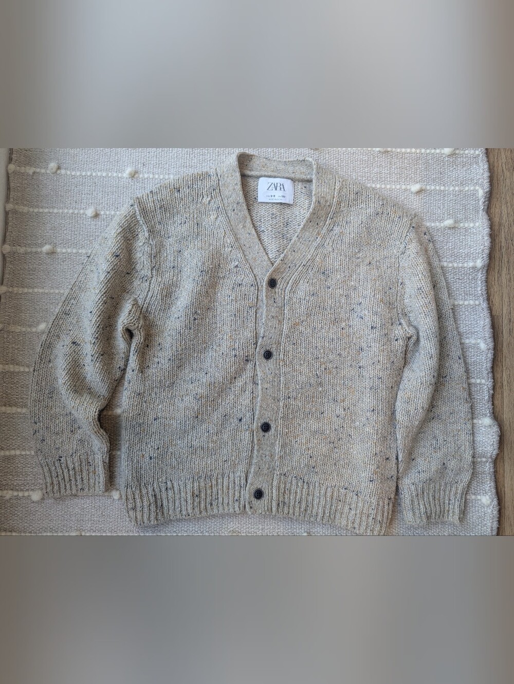 Sz 8 Zara Kids Unisex Wool Cardigan